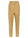 Max Mara High-waisted Trousers In Beige