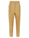 Max Mara Trousers Featuring Front Pleats And Back Pockets In Multi