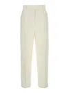 Max Mara Pleated Casual Pants In Multicolor