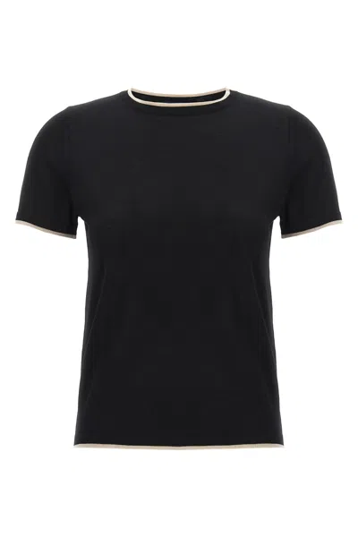 Max Mara 's 'egidio' T-shirt In Black