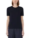 Max Mara Navy Fianco T-shirt