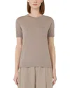 Max Mara Egidio Wool Crewneck Sweater In Nude