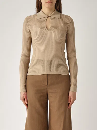 Max Mara Egrege Sweater In Cappuccino