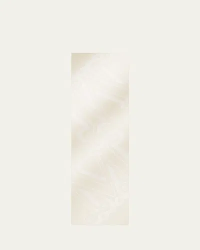 Max Mara Eguale Monogram Jacquard Scarf In White