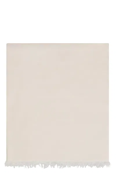 Max Mara Eguale Stole In White