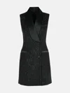 Max Mara 'eiffel' Dress In Black Viscose Blend In Black