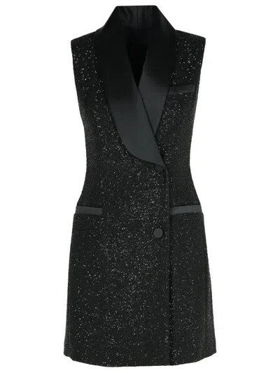 MAX MARA MAX MARA 'EIFFEL' DRESS IN BLACK VISCOSE BLEND WOMEN