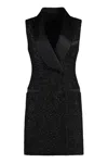 Max Mara "eiffel Piano" Dress In Black