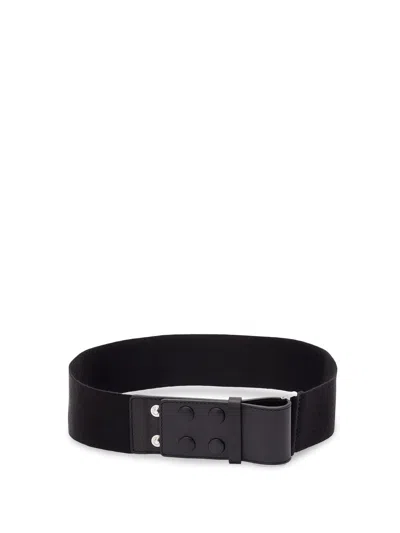 Max Mara Elastic Belt In Black