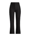 Max Mara Elastic Boot-shaped Pants In Black
