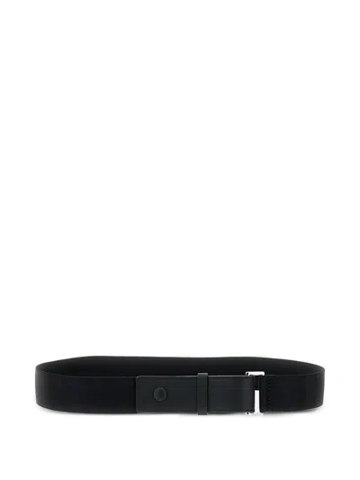 Max Mara Masvisino Negro Viscosa Algodon Belt In Black