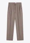 Max Mara Dove Grey Cashmere Trousers In Gray