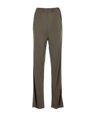 Max Mara Elastic-waist Trousers In Gray