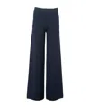 Max Mara Elastic Waist Casual Pants In Black