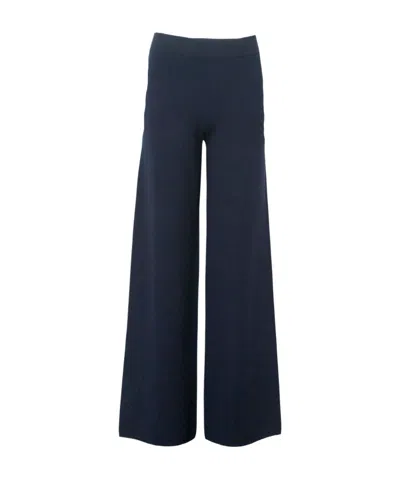 Max Mara Elastic Waist Casual Pants In Black