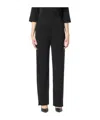 Max Mara Elastic Waist Casual Pants In Black