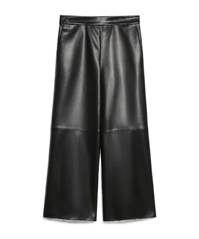 Max Mara Elastic Waist Casual Pants In Black