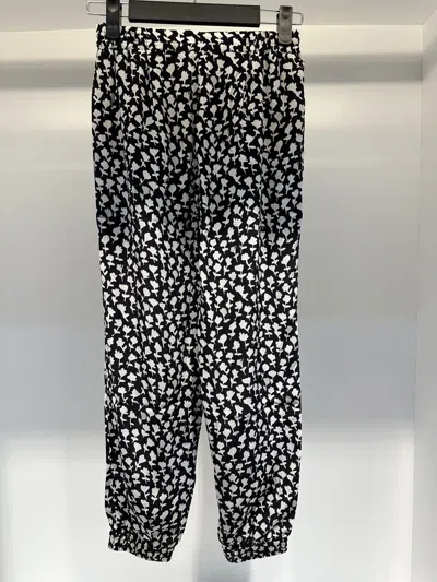 Max Mara Elastic Waist Casual Pants In Black