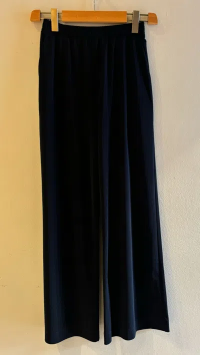 Max Mara Elastic Waist Casual Pants In Black
