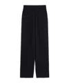 Max Mara Elastic Waist Casual Pants In Blue