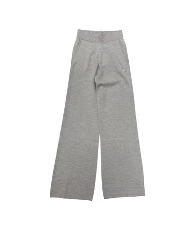 Max Mara Elastic Waist Casual Pants In Gray