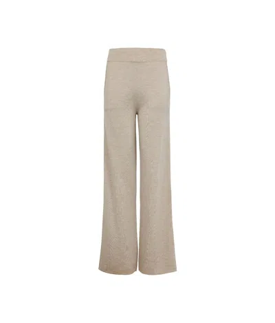 Max Mara Elastic Waist Casual Pants In Nude