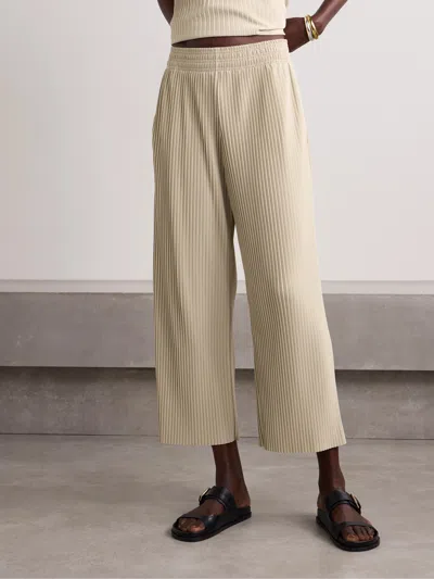 Max Mara Elastic Waist Casual Pants In Nude