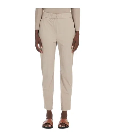 Max Mara Elastic Waist Casual Pants In Nude