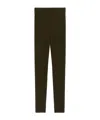 Max Mara Elastic Waist Leggings In Green