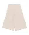 Max Mara Knitted Shorts In Nude