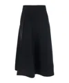 Max Mara Wide-fit Cotton Blend Skirt