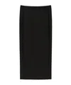 Max Mara Elastic Waist Skirt In Black
