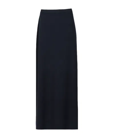 Max Mara Elastic Waist Skirt In Black