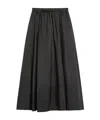 Max Mara Elastic Waist Skirt In Black