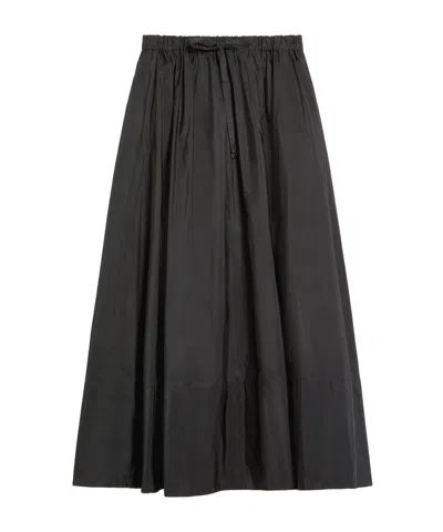 Max Mara Elastic Waist Skirt In Black