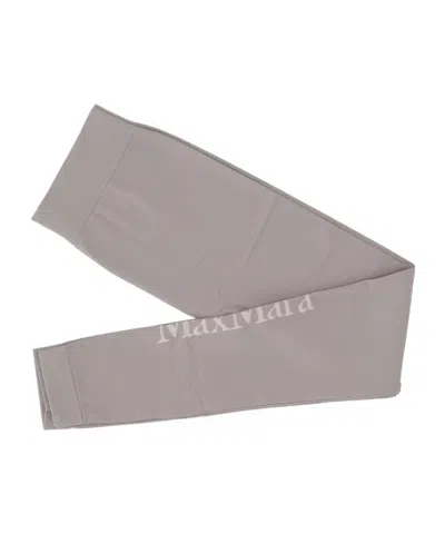 Max Mara Elastic Waist Tights In Gray