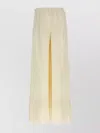 Max Mara Elastic Waistband Lightweight Wide Leg Trousers