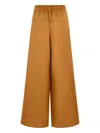 Max Mara Elastic-waistband Palazzo Pants In Brown