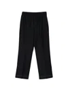 Max Mara Elasticated Trim Trousers In Blue