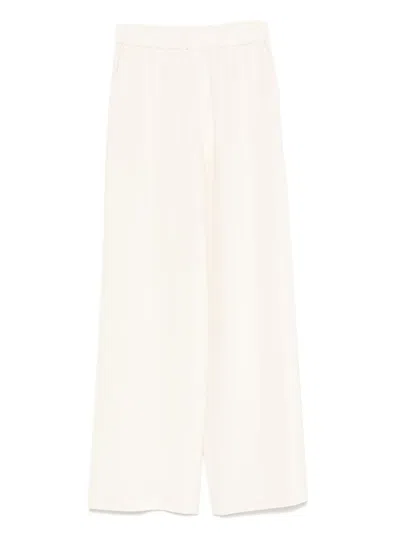 Max Mara Elasticated-waist Trousers In Neutral