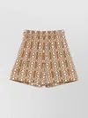 Max Mara Elasticated Waistband Shorts Side Pockets
