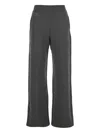 Max Mara Elasticated-waistband Track Pants In Gray