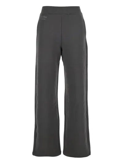 Max Mara Elasticated-waistband Track Pants In Gray