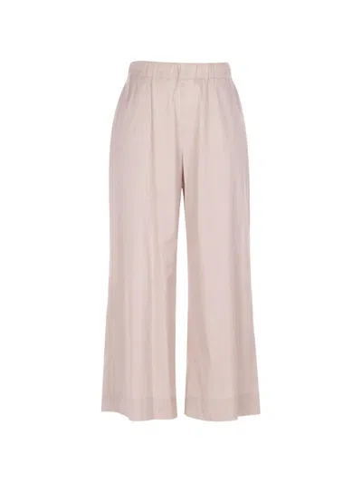 Max Mara Elasticated-waist Trousers In Pink