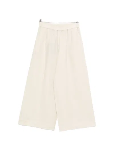 Max Mara Elastic-waistband Trousers In Neutral