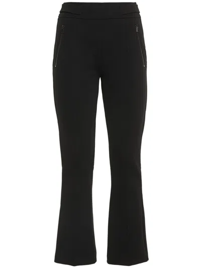 Max Mara Elegant Black Trousers, Flared And Versatile