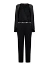 MAX MARA ELEGANT BLACK VISCOSE BLEND JUMPSUIT