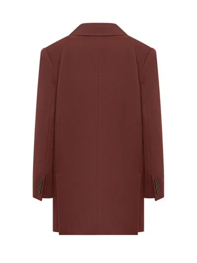 Max Mara Elegant Camel Blazer In Ciliegia