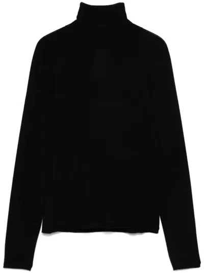 Max Mara Elegant Cashmere Knit Sweater For Women In Black