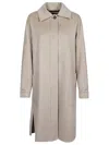 Max Mara Elegant Cashmere Outerwear Jacket For Women In Beige